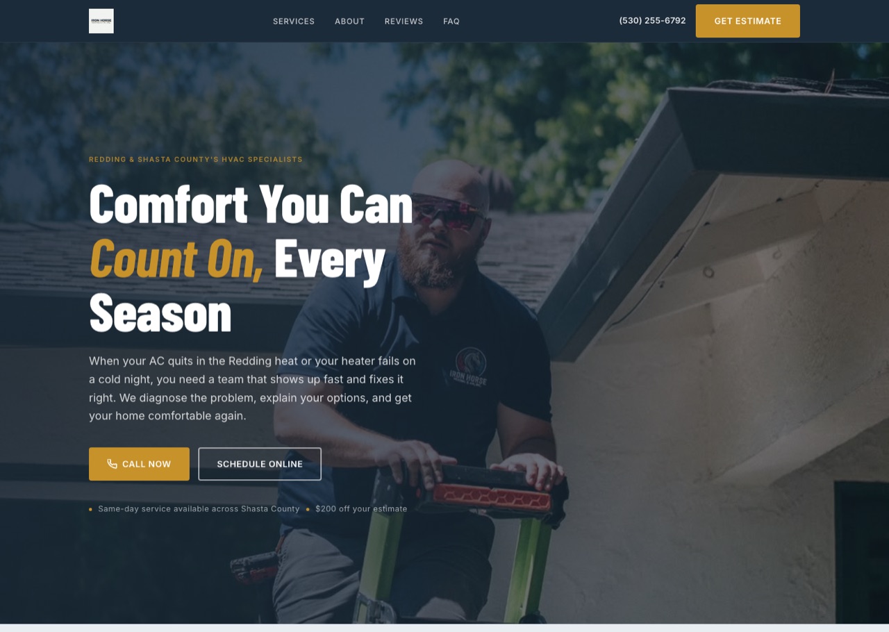 A real website built on Launch Pad